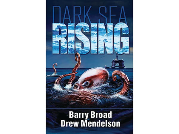 Barry Broad and Drew Mendelson's new book, "Dark Sea Rising," combines science fiction with an environmental message.